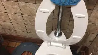 My girlfriends dirty panties flushed down the toilet