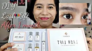 After 1 month with Lash Lift D.I.Y