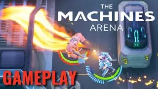The Machines Arena Beta Gameplay | Top-Down Hero Shooter Game