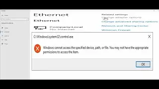 How To Fix Windows Cannot Access The Specified Device Error Resolving Network Adapter Issues