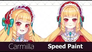 [Speedpaint]  Carmilla  (Paint Tool SAI)