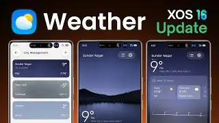 Infinix mobile XOS 16 Weather app with Liquid Ui design update 2026 