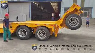3 axles Collapsible Trailer
