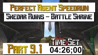 Perfect Dark Speedrun Perfect Agent part 9.1 Skedar Ruins - Battle Shrine