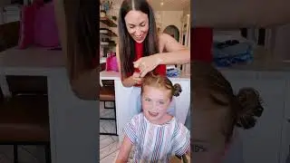 Koti asked to get baptized while I was doing her hair!🥲 