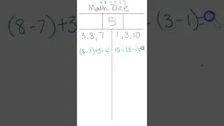 easy math game for students learning order of operations! #mathhelp #mathtutor #mathgame