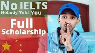 Full Scholarship in China | No IELTS