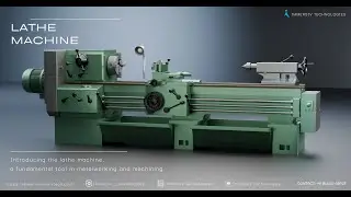 Lathe Machine Animation- Made on Blender