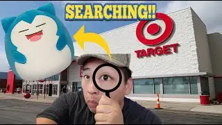 SEARCHING FOR THE NEW JUMBO SNORLAX SQUISHMALLOW!!!!