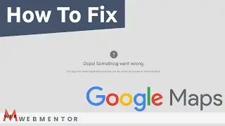 Fix Oops! Something went wrong Error in Google Maps | Urdu & Hindi
