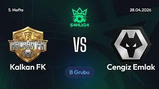 Kalkan FK - Cengiz Emlak B Grubu 5. Hafta Maçı