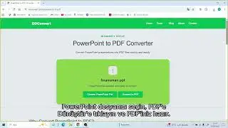 EOConvert PowerPoint to PDF EN TR