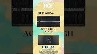 #shorts RCF SUB 9006 AS / Active High Power Subwoofer