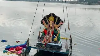 Ganpati Bappa Visarjan 2023 | Ganesh Nimajjanam in tank bund | Ganesh Visarjan 2023 tank bund