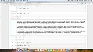 Tuples and Sequences
