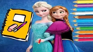 ELSA ANNA BEBEKLER OKULA GİDİYOR - ÖDEV YAPIYOR