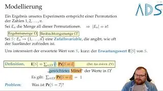 Zufallsexperimente | Algorithmen und Datenstrukturen - Vorlesung 07