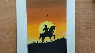 Shivaji Maharaj easy drawing ✏️ with soft pastel colour 🖌️ step by step drawing.