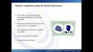 How to Migrate Legacy BI Solutions to Oracle Business Intelligence Webinar Snippet
