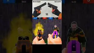 Desert Eagle vs M1911 Pubg pistol Comparison #music #bgmi #pubgmobile #zodking #viralvideo