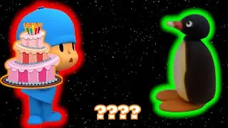 Pocoyo and Pingu Give Me Its Mine Sound Variations in 36 Seconds