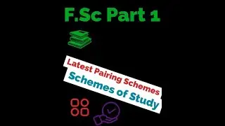 1st year physics pairing scheme /