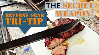 Tri-tip Sirloin Steaks Reverse Sear on the Big Green Egg Trytip!! EASY