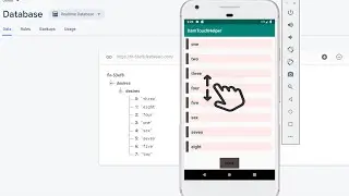 Android Recyclerview  Drag and Drop Items - Save result in firebase (RunTime code)