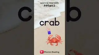 Sand and Crab with Phonics #shorts