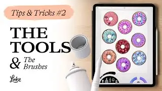 The Tools & The Brushes - Lake Coloring Books