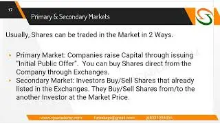 2 Stock Market Basics | What is Share Market and how Futures and Options Work?
