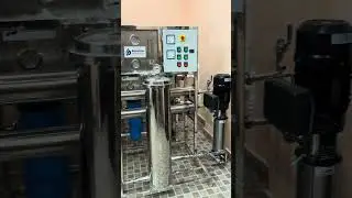 1000 Steel Ro Plant Short Video #startup #waterbusiness #aquafilter