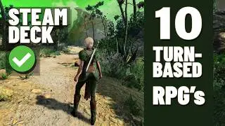 10 Awesome TURN-BASED RPG's VERIFIED on Steam Deck!