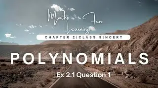 Class 9 Ex 2.1 Q.1. Soln.| NCERT| ENGLISH| Which of the following are polynomial #MathsLearningfun