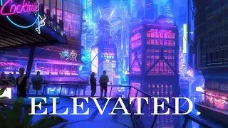 ROOFTOP COCKTAIL - The most exclusive view🍸Ambience for Sleep, Relax & Work | Cyberpunk Luxury Vibes