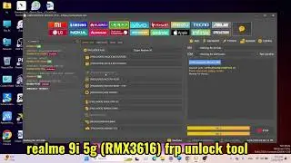 Realme 9i 5g (RMX3616) frp bypass unlock tool 2024.