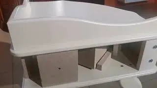 Консоль мебельная Джульетта (туалетный столик) дуб шампань