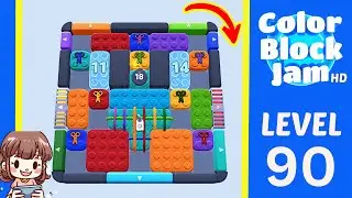 Color Block Jam Level 90 Solution Walkthrough