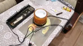 Светодиодная мигалка Ремонт, после удара деревом