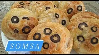 СЛОЁНОЕ УЗБЕКИСКАЯ САМСА // Qat qat somsa //Qatlama  // Samosa  // Taxlama  //сомса