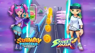 Subway Princess Runner VS Street Rush new challenge best game 🔥