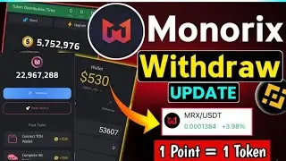 MONORIX MINING Withdraw | How To Withdraw Monorix | Monorix Airdrop Claim