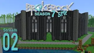 Brokerock VII Stream 2 - Continuing New Shop - Minecraft SMP