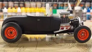 Revell '29 Model A Roadster Hot Rod/Rat Rod Build in 48 hrs.