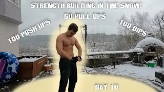Strength Workout - 100 Push Ups 100 Dips 50 Pull Ups! You Decide Your Pase [15]