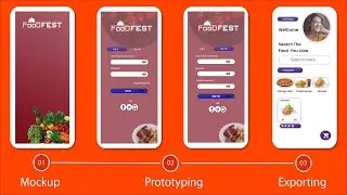 Food Delivery App UI/UX Design | Adobe XD | ফুড ডেলিভারি অ্যাপ ডিজাইন শিখুন