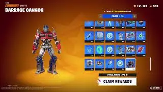 Claiming all 100 Cosmetics in C4S3 Battle Pass
