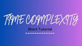 Time Complexity