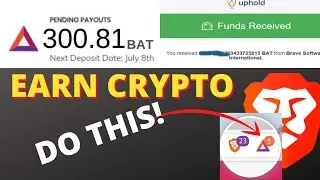 Earn Crypto Using Brave Browser || Step By Step Guide