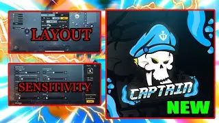 (NEW)😲STAR CAPTAIN SENSITIVITY CODE + CONTROL SETTINGS ✅ PUBG MOBILE